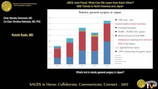 What’s hot in robotic general surgery in Japan