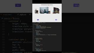 3D Image Rotation In HTML CSS JS #coding #shorts #shortsfeed