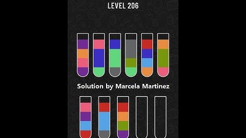 Water Sort Puzzle level 206 | Gameplay Mobile Games