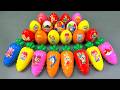 Rainbows CLAY Crunchy 🌈 Finding Baby Shark, Pinkfong! Satisfying ASMR Videos