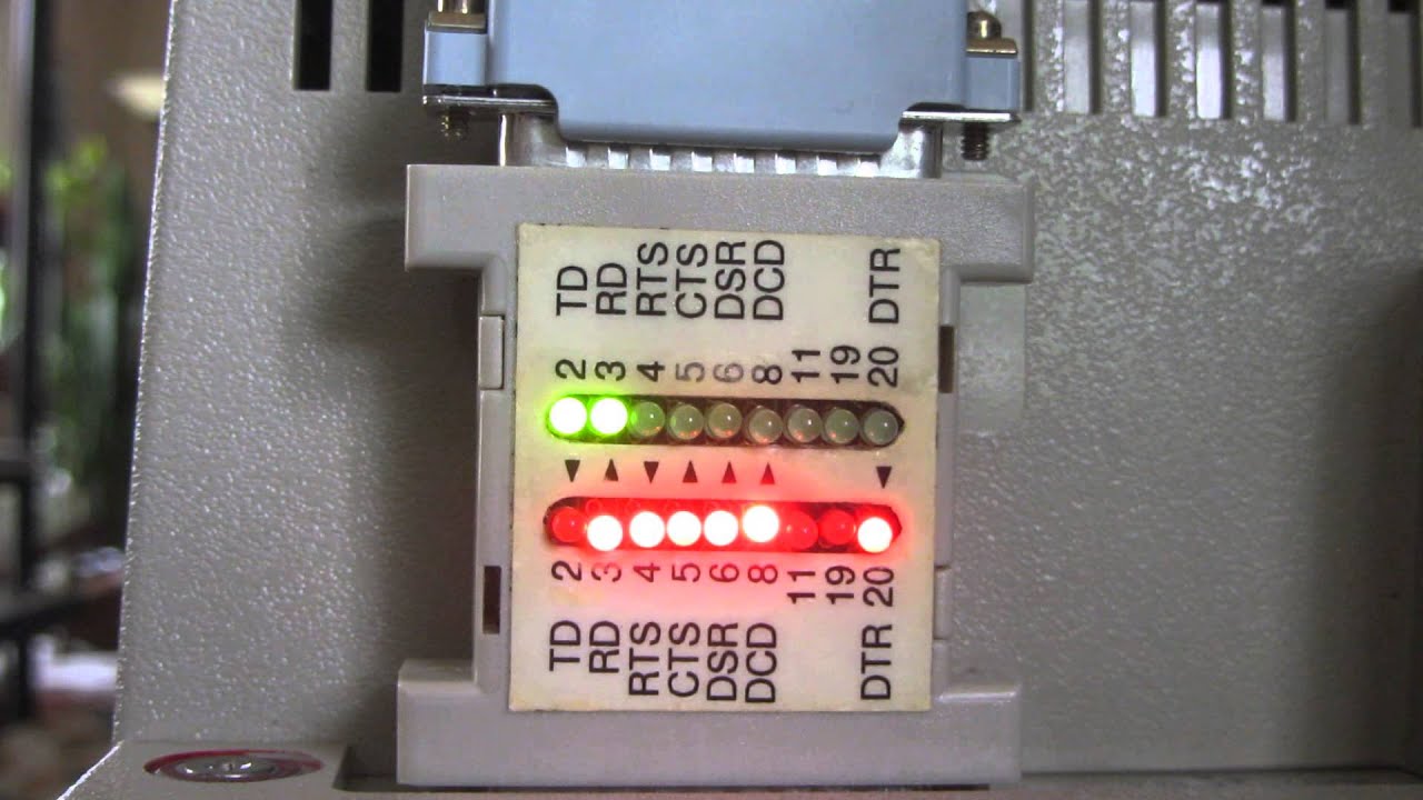 HP7475A Plotter Serial Port DTR Handshaking YouTube