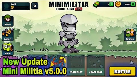 #DA2 Mini Militia 5.0.0 Beta Apk Released full details video [Link in description] || by Gamer Aadil