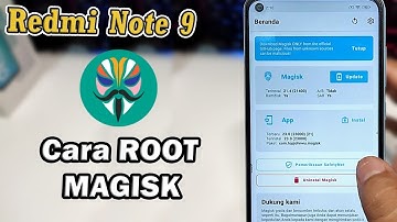 CARA ROOT Install Magisk Redmi Note 9 MERLIN MIUI 12