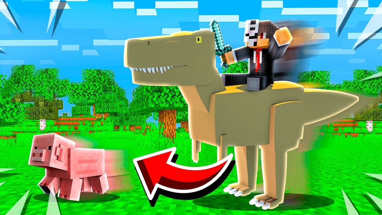 10 PET Dinosaurs For Your MINECRAFT World! (Minecraft Pocket Edition)