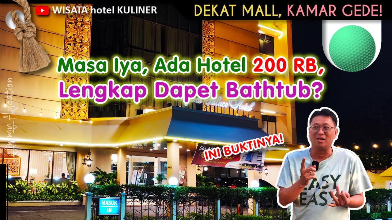 Murah Banget, Cuma 200 RB! Hotel di Jalan Utama Kota Solo | Kamar Gede, Ada Bathtub