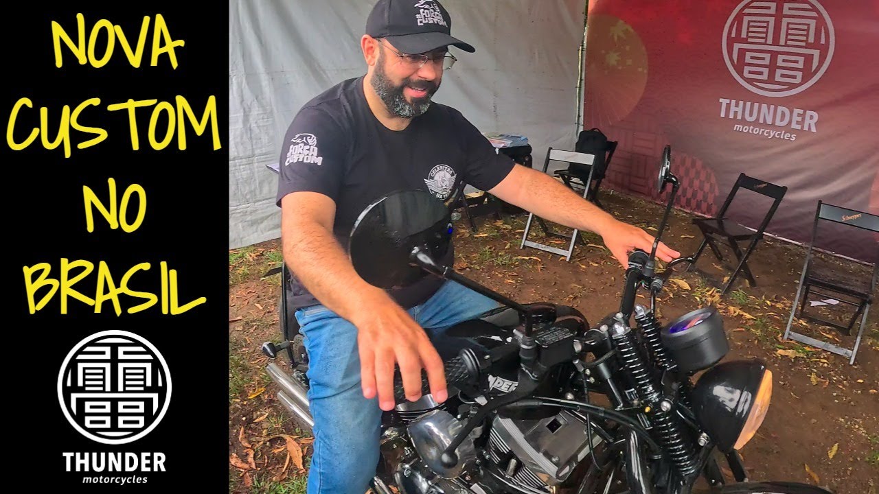 NOVA MOTO CUSTOM NO BRASIL! Thunder 250 da Japonesa Thunder Motorcycles