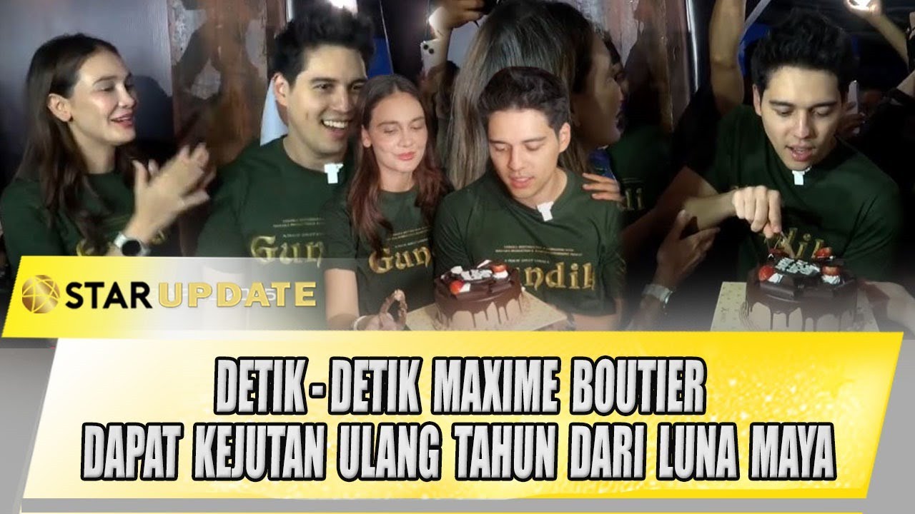 CALON MANTEN BAHAGIA BANGET!! MAXIME BOUTTIER BERI FIRST CAKE KE LUNA MAYA PENUH CINTA | STAR UPDATE