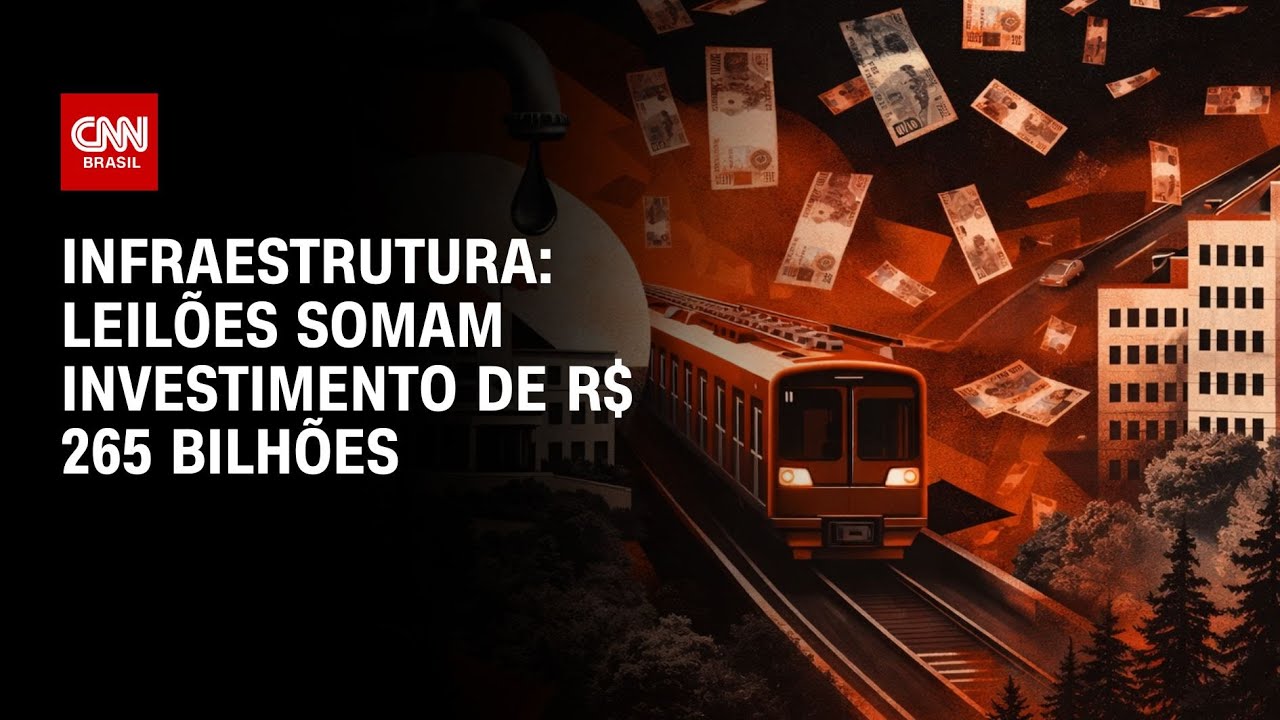 Leilões de infraestrutura em 2026 somam investimentos de R$ 265 bilhões