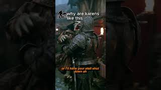 The Knight is there when you need him ⚔️ #darkfantasy #karen #comedy