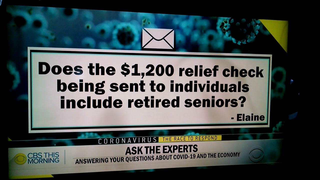 Stimulus Checks for Seniors 2020 YouTube