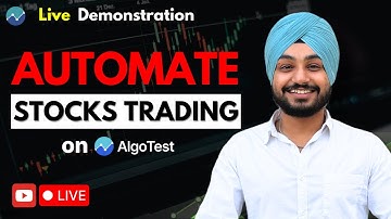 How to Automate Stocks Trading on AlgoTest || Chartink || TradingView || Indicator Based Signals