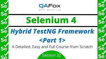 Selenium 4 - Hybrid TestNG Framework using Page Object Model and Page Factory (Part -1)