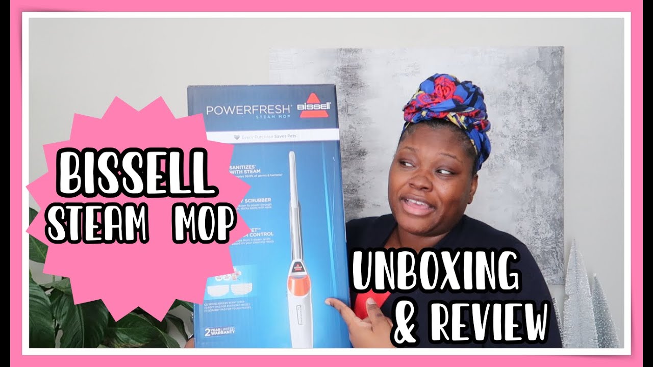 Bissell Powerfresh Steam Mop Unboxing & Review YouTube