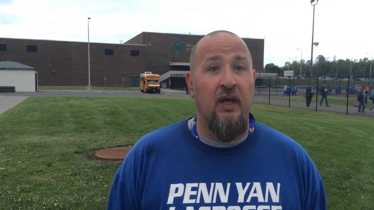 Brian Hobart, Penn Yan Lacrosse Coach, NYSPHSAA Semis 06/08/16 YouTube
