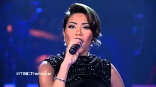 #MBCTheVoice - أغنية جماعية مع شيرين - بلادي بلادي، ما شربتش من نيلها- مرحلة العروض المباشرة