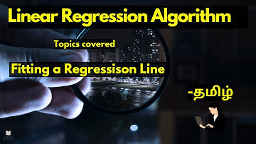 Fitting a Regression Line in Tamil | Linear Regression | Hands on | Machine learning | Data science