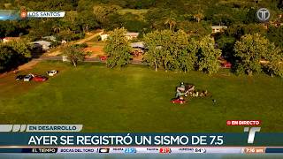 Familias de El Guayabal cuentan cómo vivieron el sismo y detallan daños en sus residencias