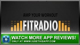 Fit Radio iPhone App - Best iPhone App - App Reviews screenshot 1