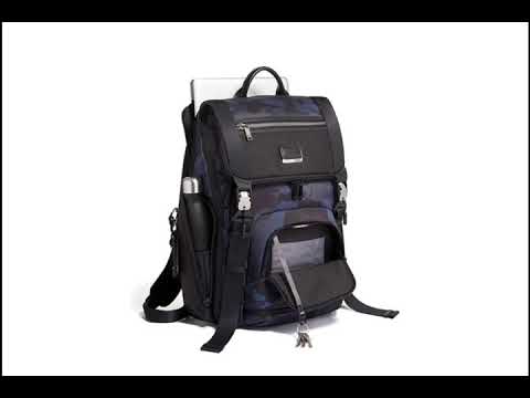 TUMI ] 0232651NVYCM ALPHA BRAVO LARK BACKPACK - YouTube