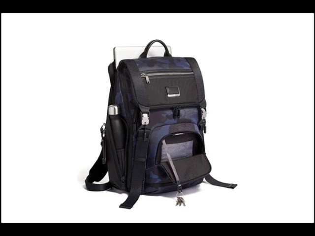 TUMI ] 0232651NVYCM ALPHA BRAVO LARK BACKPACK - YouTube