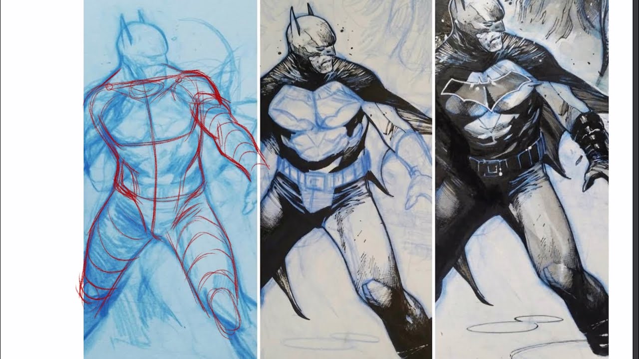 Introduction to gesture drawing - part 7 - Olivier Coipel & a touch of Adam Hughes