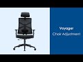 How to Adjust the Voyager Ergonomic Office Chair from Sunaofe