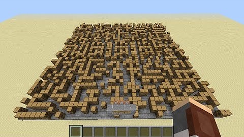 Minecraft: First Instant Maze Generator!