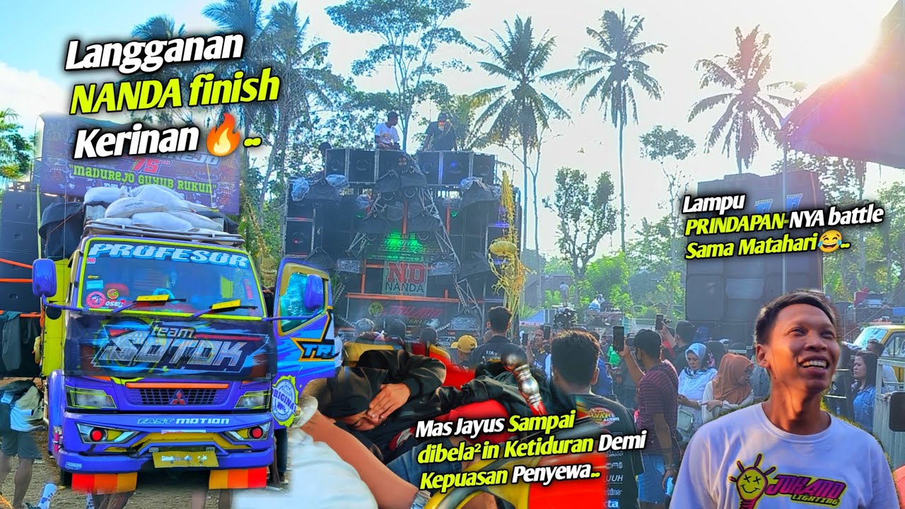 NANDA AUDIO JEMBER finish kesiangan Mas Jayus sampai ketiduran demi kepuasan penyewa