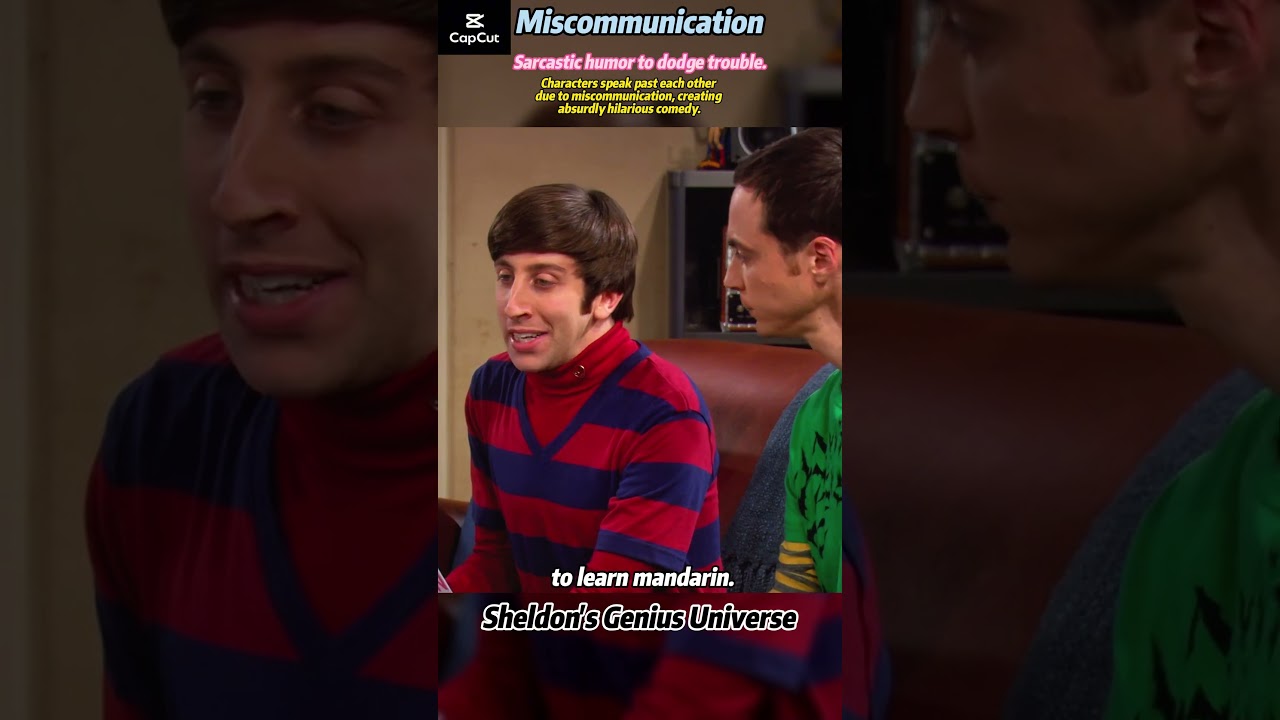 When Language Learning Turns Into Total Chaos 😂🥢 | #TheBigBangTheory #Sheldon #Howard