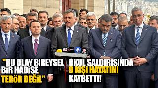 İçişleri Bakanı Mustafa Çiftçi Kahramanmaraştaki Olaya Ilişkin Açıklamada Bulunuyor