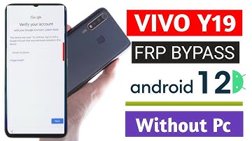 Vivo Y19 Frp Bypass Android 12 | Vivo Y19 google account remove | Vivo Y19 Frp Bypass Without pc
