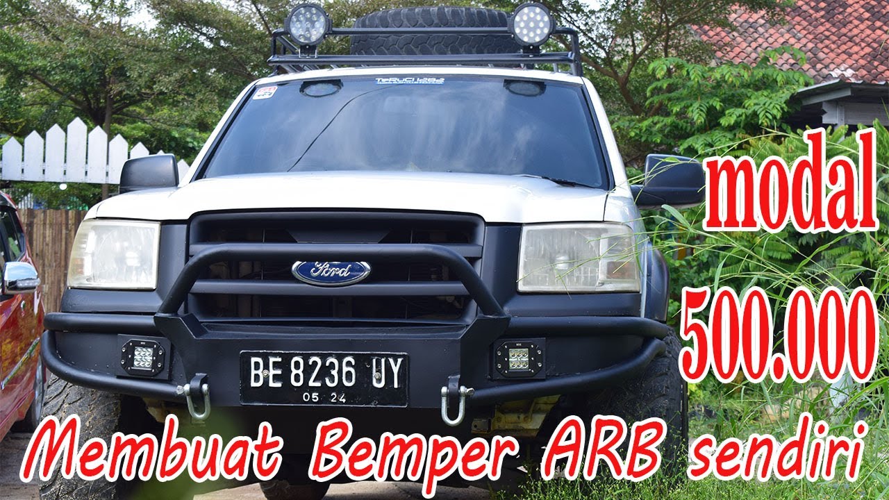 DIY - CARA MEMBUAT BEMPER BESI ARB | BULLBAR | TANDUK | BEMPER OFFRAOD
