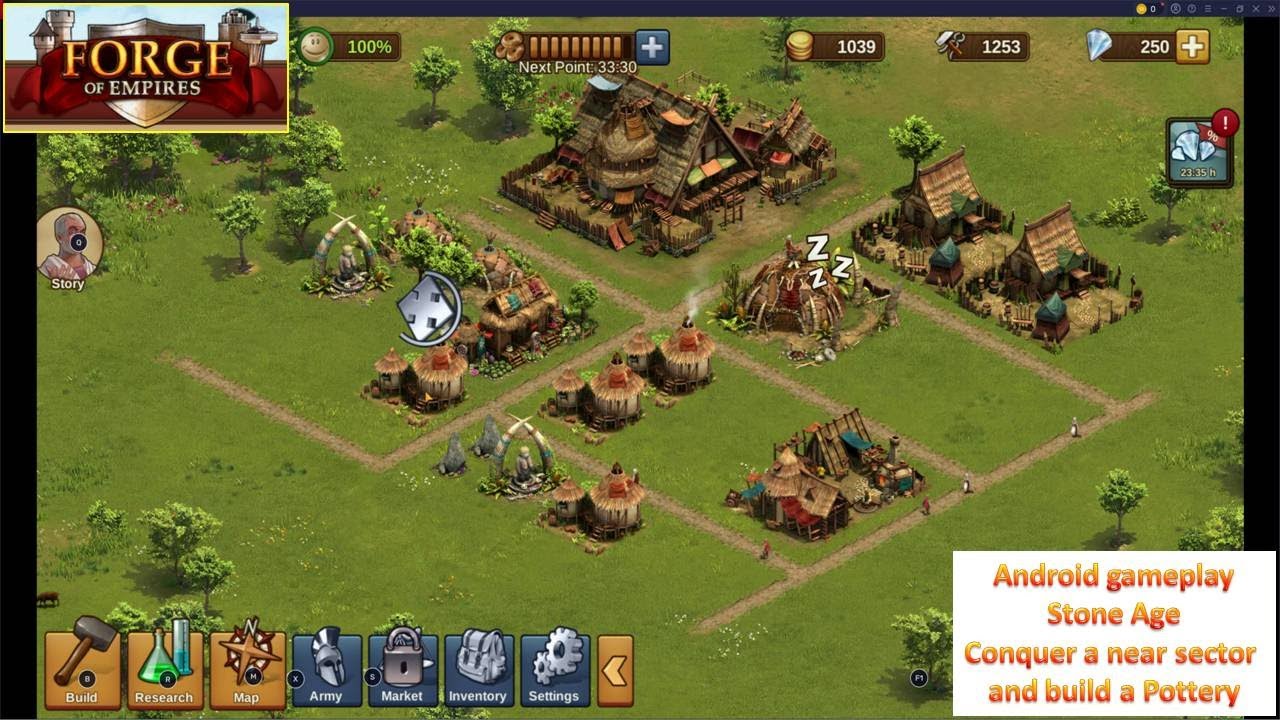 [*/\*] Forge of Empires - Android gameplay - Conquer Dunarsund and Research Pottery