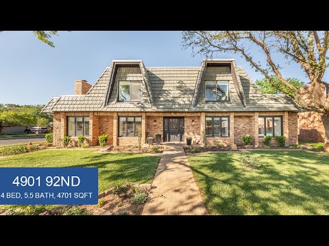 4901 92nd St, Lubbock, TX home video tour