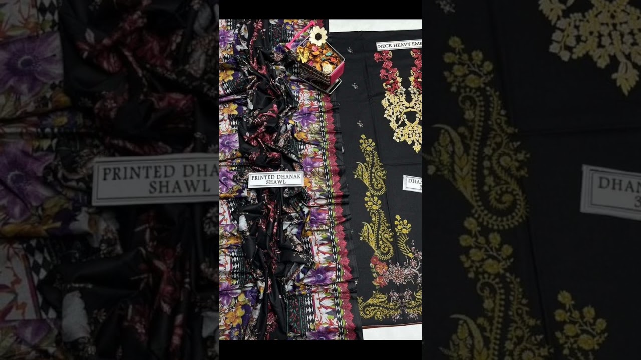 *FIRDOUS* ☘️☘️Winter Collection 2023-24Fabric: *Dhanak*3Pc  D # 153 for details wattsapp 03335130599