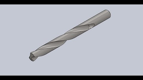 Design Drill Bit in Solidworks