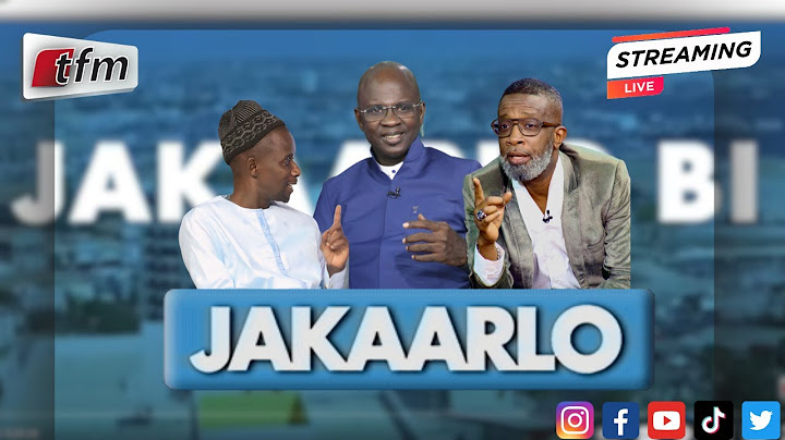 🚨🚨TFM LIVE  : JAKAARLO BI avec Pape Abdoulaye DER et sa team - 11 juillet 2025