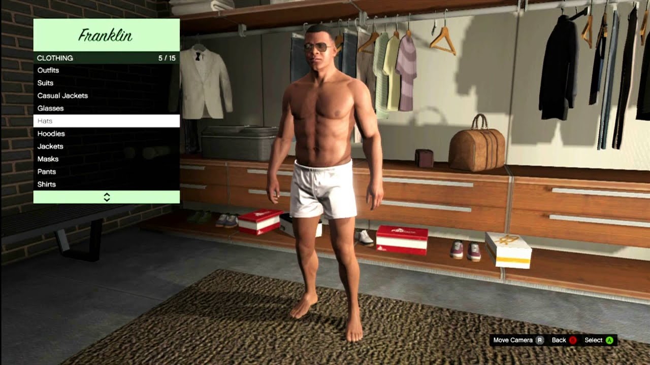 Gta V - (Tutorial) How To Take Top + Pants Off !!!