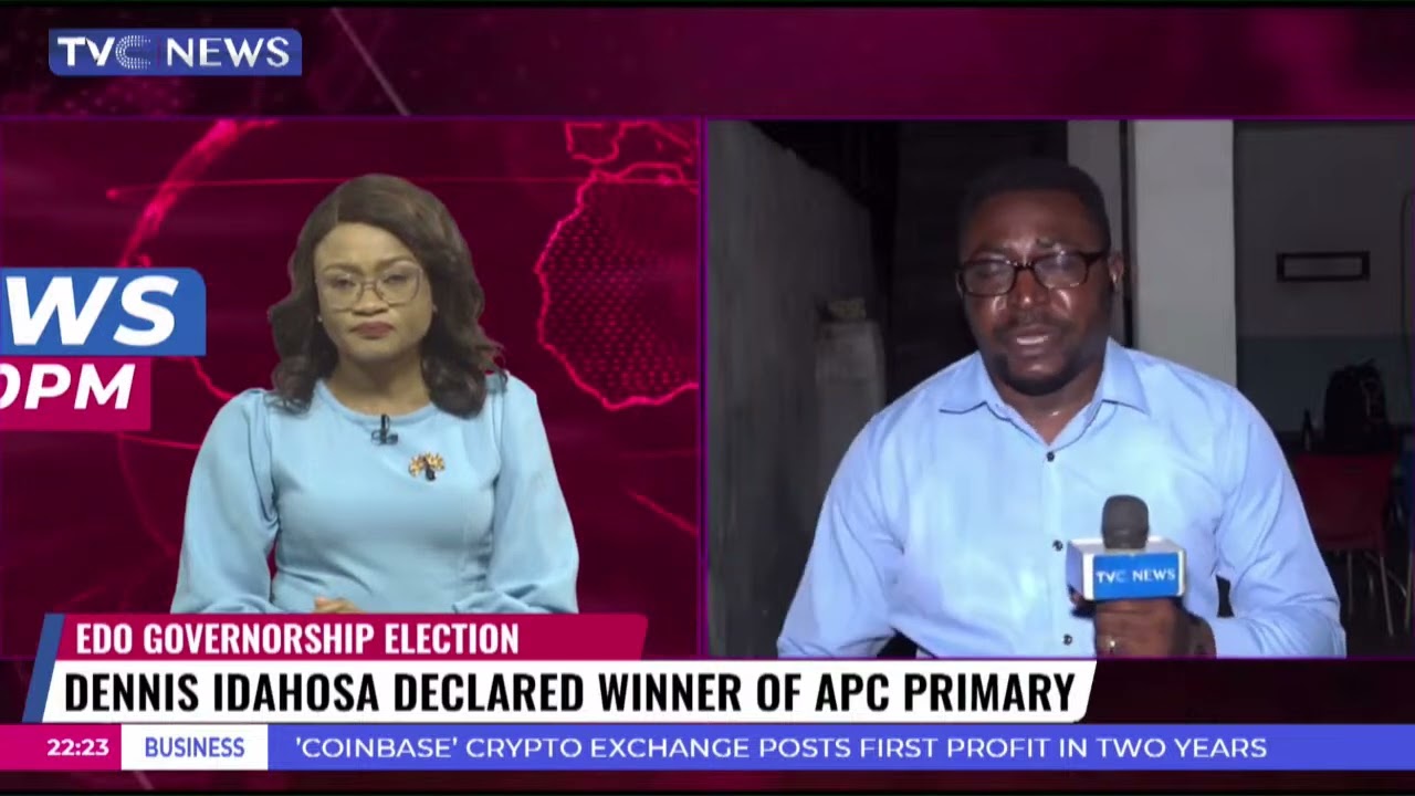 ⁣Edo Election | Dennis Idahosa Declared Winner Of APC Primary