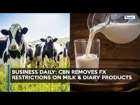 Business Daily: Analysing CBN's Removal of FX Restrictions On Milk & Diary Products