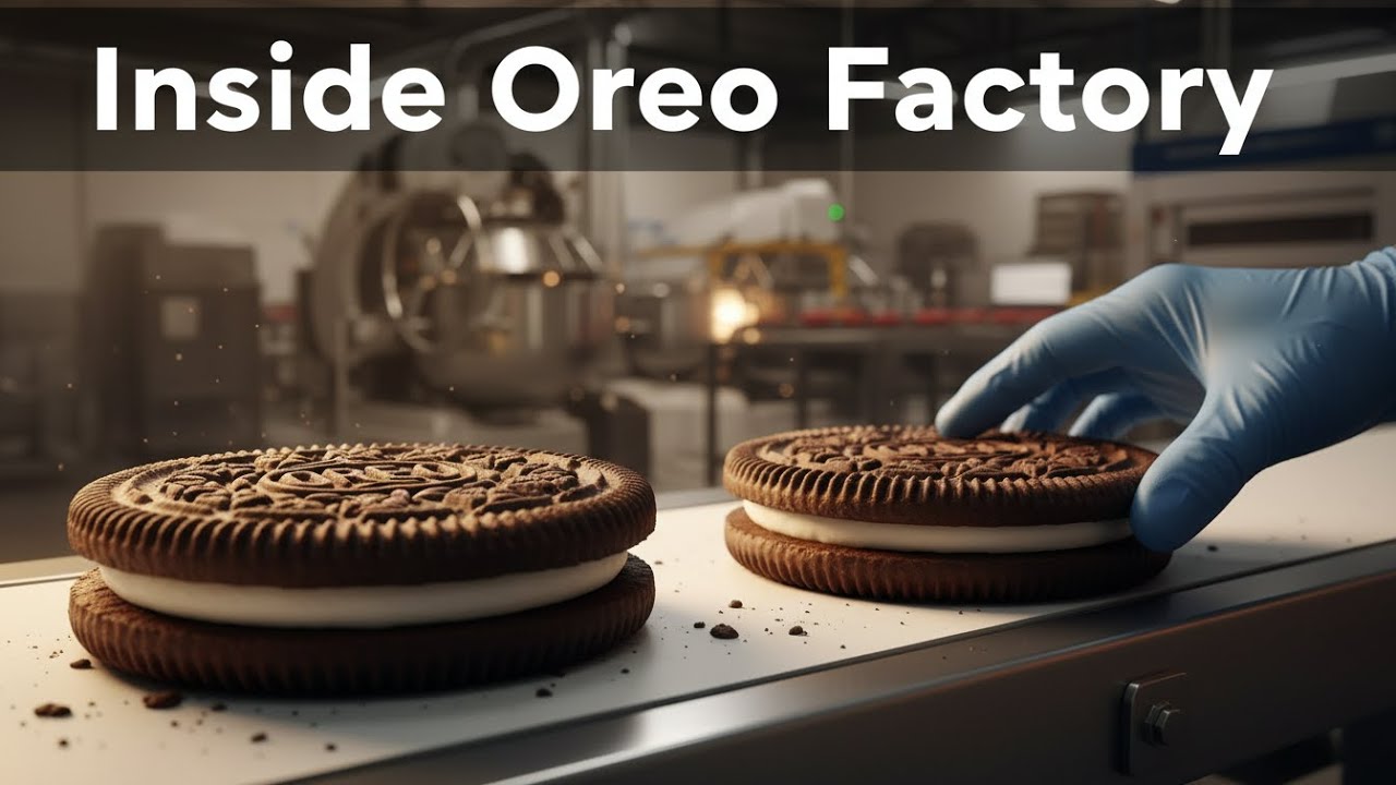 Oreo First Factory Inside the Oreo Cookie Factory: A Sweet Journey from Dough to Dessert ...