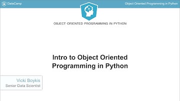 Python Tutorial: Intro to Object Oriented Programming in Python