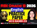 RBI Grade B 2026 English Practice Paper | RBI Grade B English Preparation 2026 by Harshita Mam #3