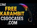 FREE KARAMBIT - CSGOCASES PROMO CODE 2025