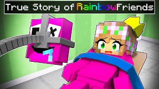 True Story of The PINK RAINBOW FRIEND in Minecraft