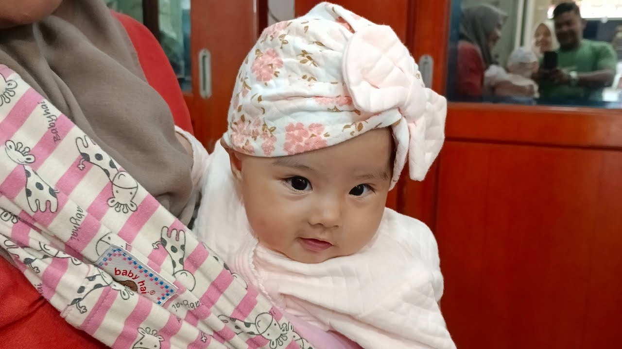 Crying..!! Best Video Funny Baby Ear Piercing, Pretty Ribbon 🎀😍