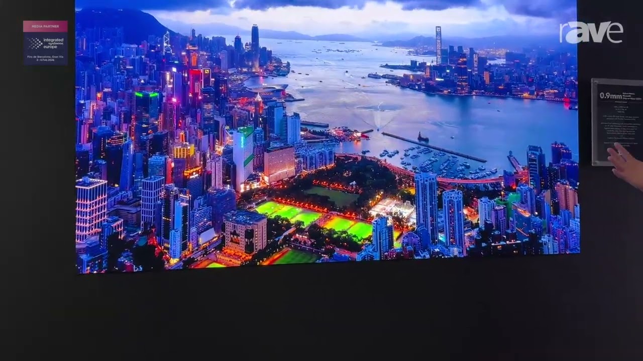 ISE 2026: Daktronics Features .9mm Active-Matrix MicroLED Chip-on-Glass