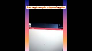 Regular polygon generator using python. Video Trailer. Video coming soon #shorts