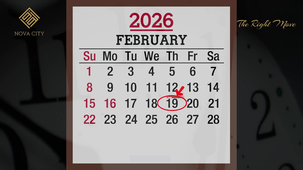 Last Day. Last Chance. At Nova City, your dream home is closer than ever.