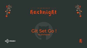 Hacknight 3.0 - Git Workshop